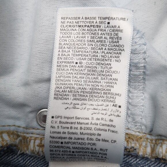 Old Navy Ladies Size 24 High Rise OG Loose Medium Wash Button Closure Jeans - Picture 8 of 14